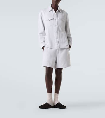 Explorer cashmere and cotton denim jacket | God's True Cashmere