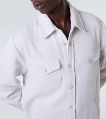Explorer cashmere and cotton denim jacket | God's True Cashmere