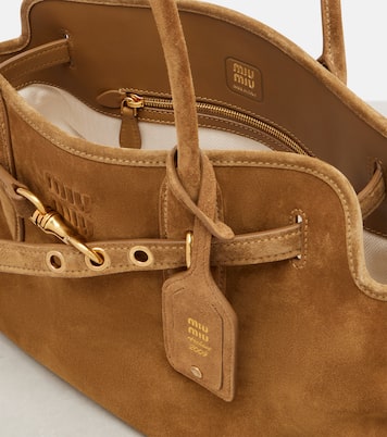 Tote Bag Adventure aus Veloursleder | Miu Miu
