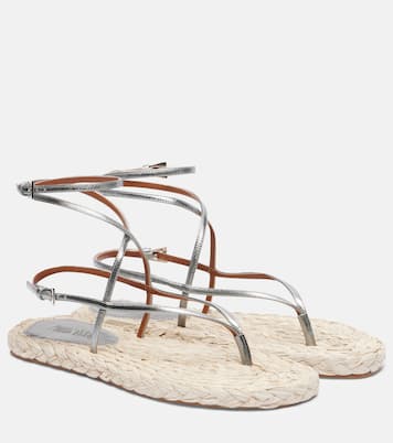 Sandalen Hydra mit Metallic-Leder  | Paris Texas