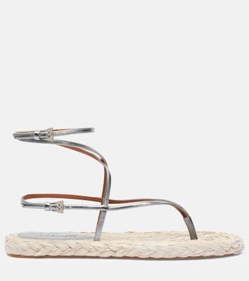 Sandalen Hydra mit Metallic-Leder  | Paris Texas