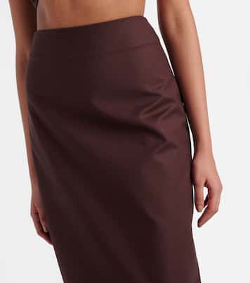 Jupe longue en coton | Adriana Degreas