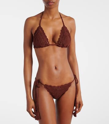Top bikini in crochet di cotone | Anna Kosturova