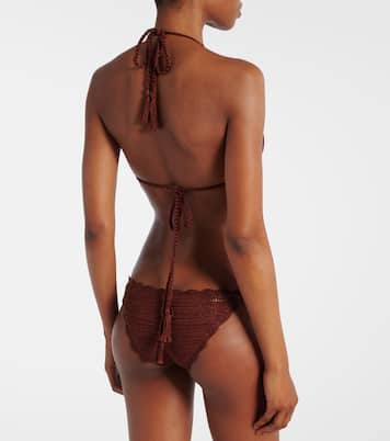 Top bikini in crochet di cotone | Anna Kosturova