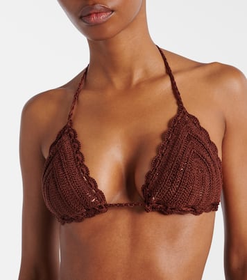 Top bikini in crochet di cotone | Anna Kosturova