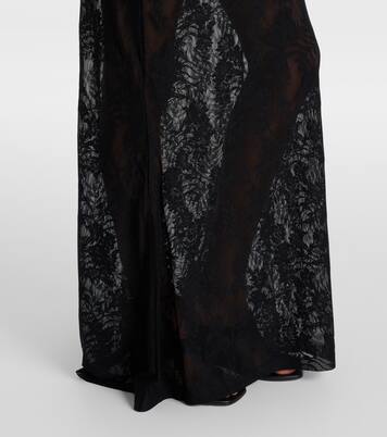 Obie floral lace gown | Norma Kamali