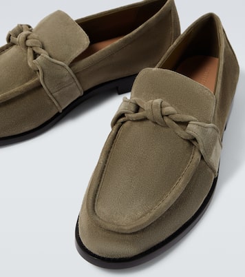 Astaire Knot 스웨이드 로퍼 | Bottega Veneta