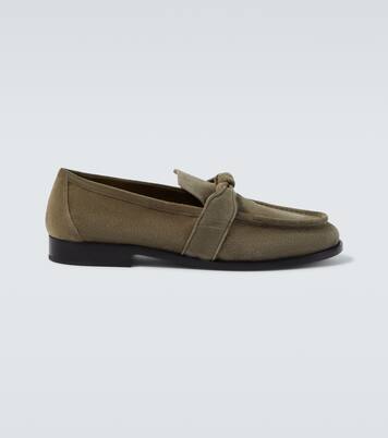 Astaire Knot 스웨이드 로퍼 | Bottega Veneta