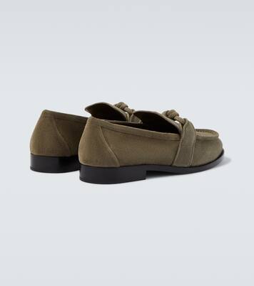 Astaire Knot 스웨이드 로퍼 | Bottega Veneta