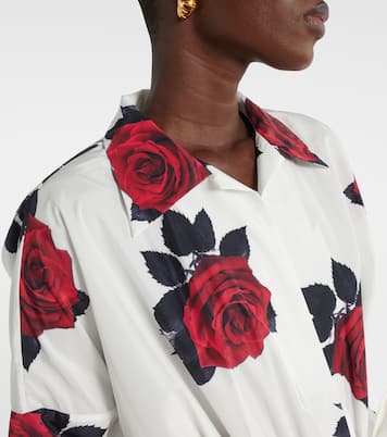 Bedrucktes Hemdblusenkleid  | Norma Kamali