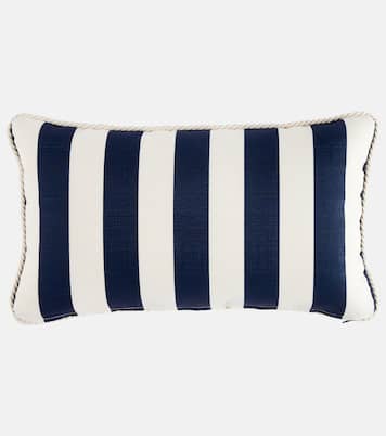 Palazzo Blue cotton cushion | La DoubleJ
