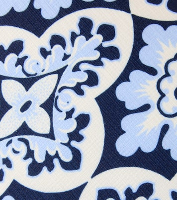 Palazzo Blue cotton cushion | La DoubleJ