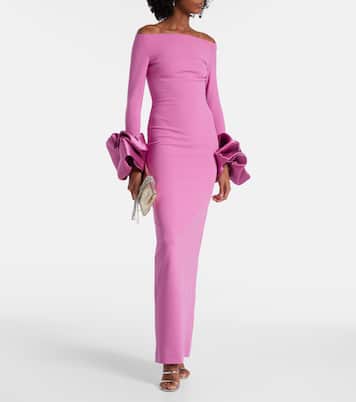 Robe à encolure bardot Talia | Solace London