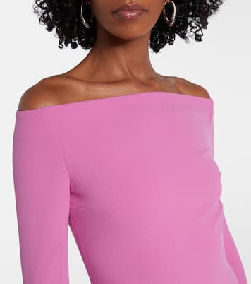 Robe à encolure bardot Talia | Solace London