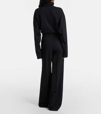Mid-rise wide-leg pants | Phoebe Philo