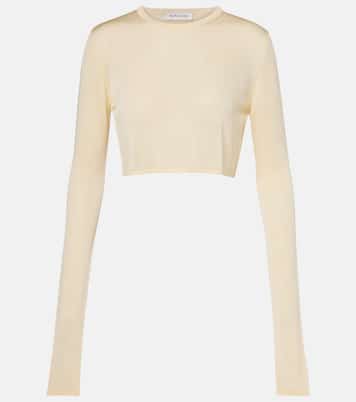 Kazel knitted cropped top | The Frankie Shop