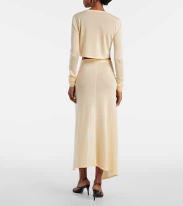 Kazel knitted cropped top | The Frankie Shop