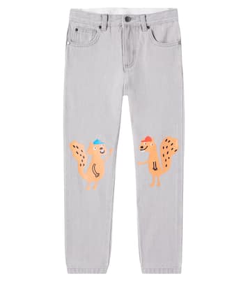 Bedruckte Straight Jeans | Stella McCartney Kids