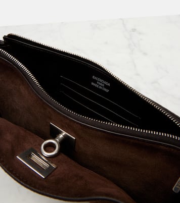 Rodeo suede shoulder bag | Balenciaga