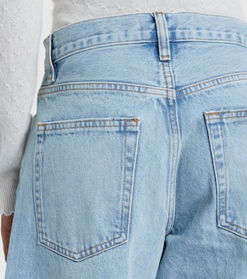 High-Rise Barrel Jeans Bubble Crop | Frame