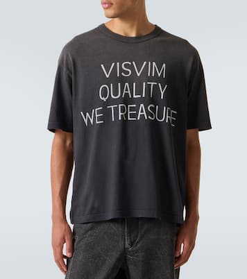 Jumbo printed cotton-blend T-shirt | Visvim