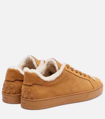 Classic shearling-lined suede sneakers | Tod's