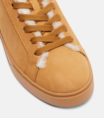 Classic shearling-lined suede sneakers | Tod's