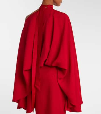 Brooks scarf-detail crêpe maxi dress | Taller Marmo