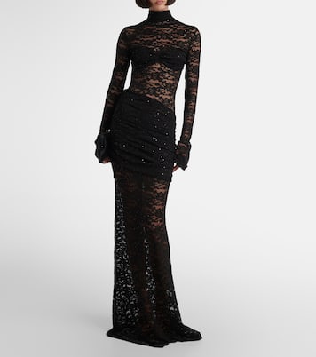 Francisca floral lace maxi dress | Bananhot