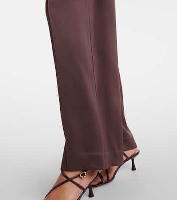 Weite High-Rise-Hose Kyra aus Satin | Simkhai