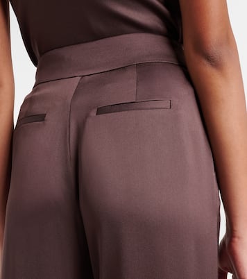Weite High-Rise-Hose Kyra aus Satin | Simkhai