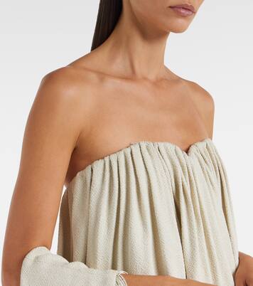 Vicky fringed gathered gown | Calvin Klein Collection