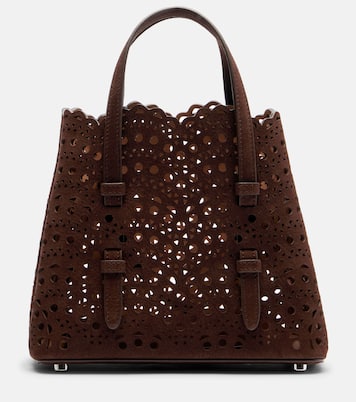 Mina 20 New Vienne leather tote bag | Alaïa