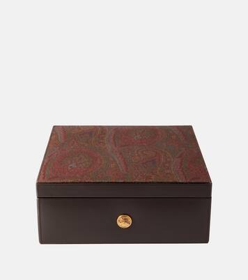 Arnica leather chess set | Etro