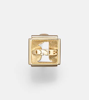 Buck 18kt gold single earring | Marie Lichtenberg