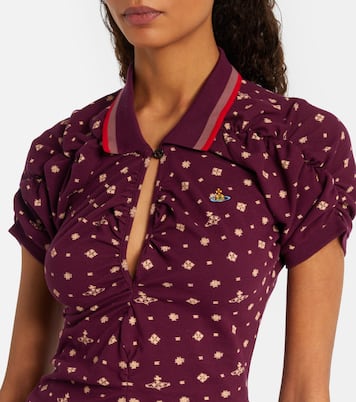 Bedrucktes Midikleid Pulling aus Baumwolle | Vivienne Westwood