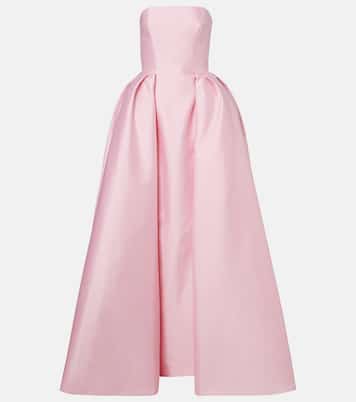 Strapless bustier gown | Monique Lhuillier