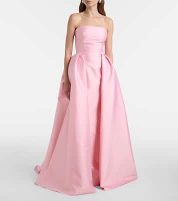 Strapless bustier gown | Monique Lhuillier