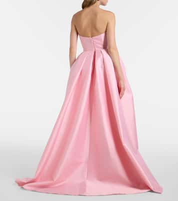 Strapless bustier gown | Monique Lhuillier
