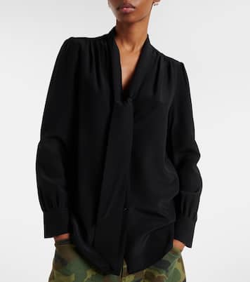 Blusa Colt in seta con fiocco | Nili Lotan