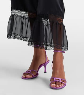 1998 Leo satin sandals | Jimmy Choo