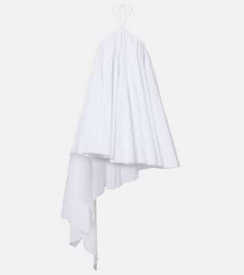 Triangle asymmetric cotton-blend minidress | Jacquemus