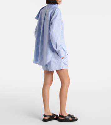 Striped cotton shorts | Plan C