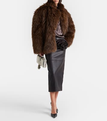 Midirock aus Leder | Magda Butrym