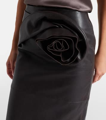 Midirock aus Leder | Magda Butrym