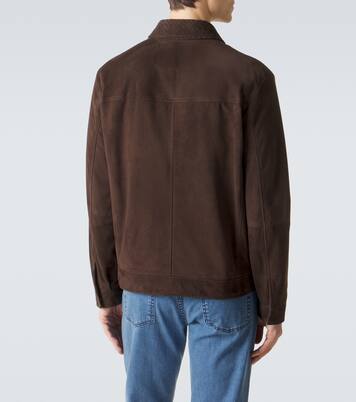 Giacca blouson in suede | Canali