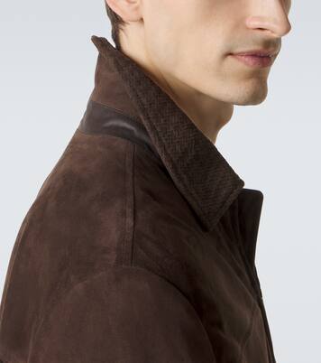 Giacca blouson in suede | Canali