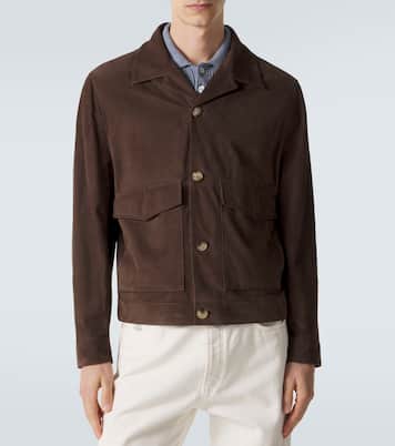 Giacca in suede | Brunello Cucinelli