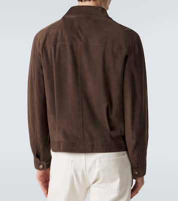 Giacca in suede | Brunello Cucinelli