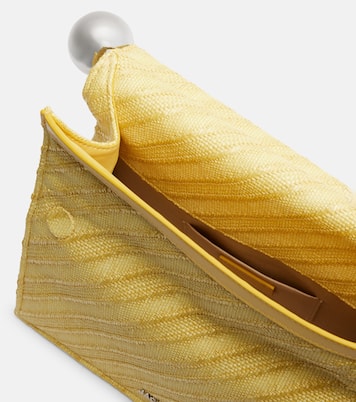 Rond Carré raffia-effect clutch | Jacquemus